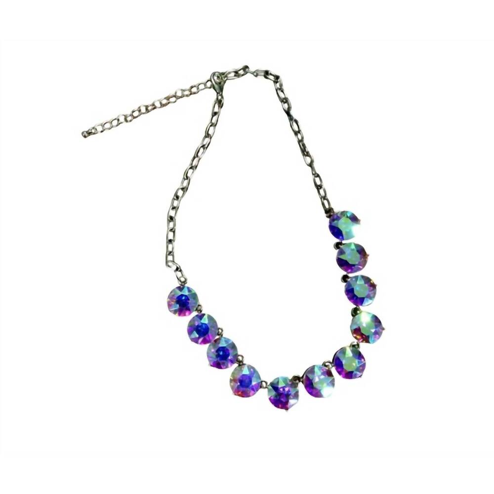 NEW ACCESSORIES TO GO women's splash necklace in aurora borealis